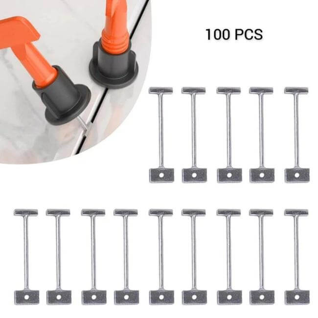 Steel Needles for Tile Levelling System (pack of 50 pcs - 1.5mm)-Toolskiosk