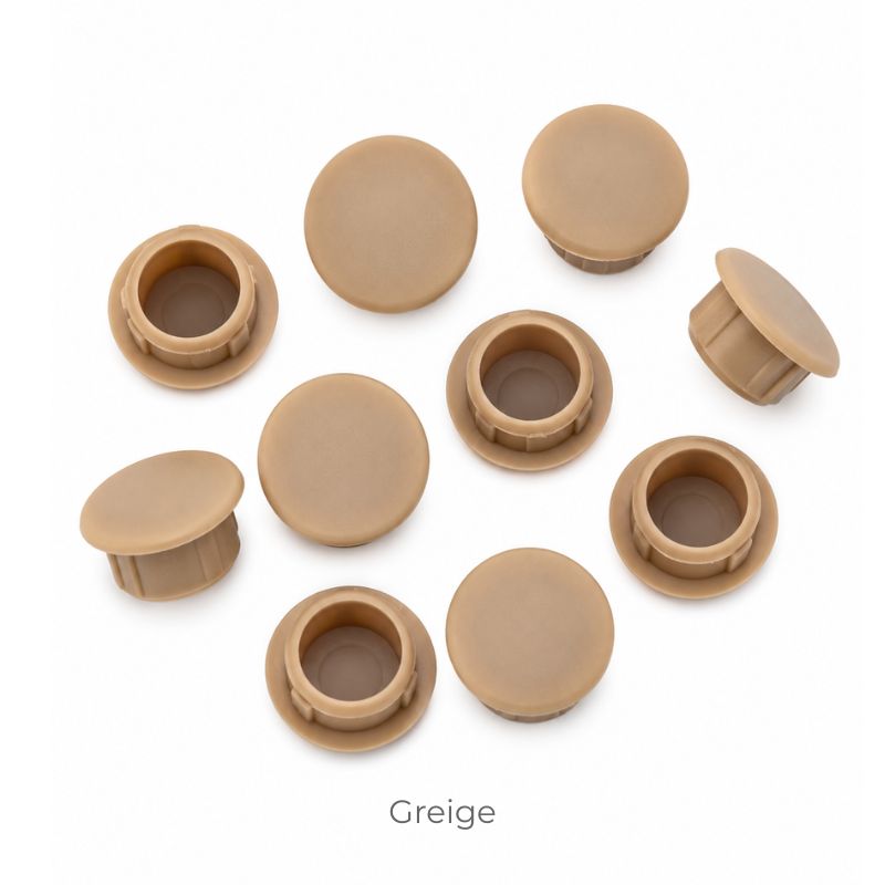 Round Plastic Hole Plug 12mm