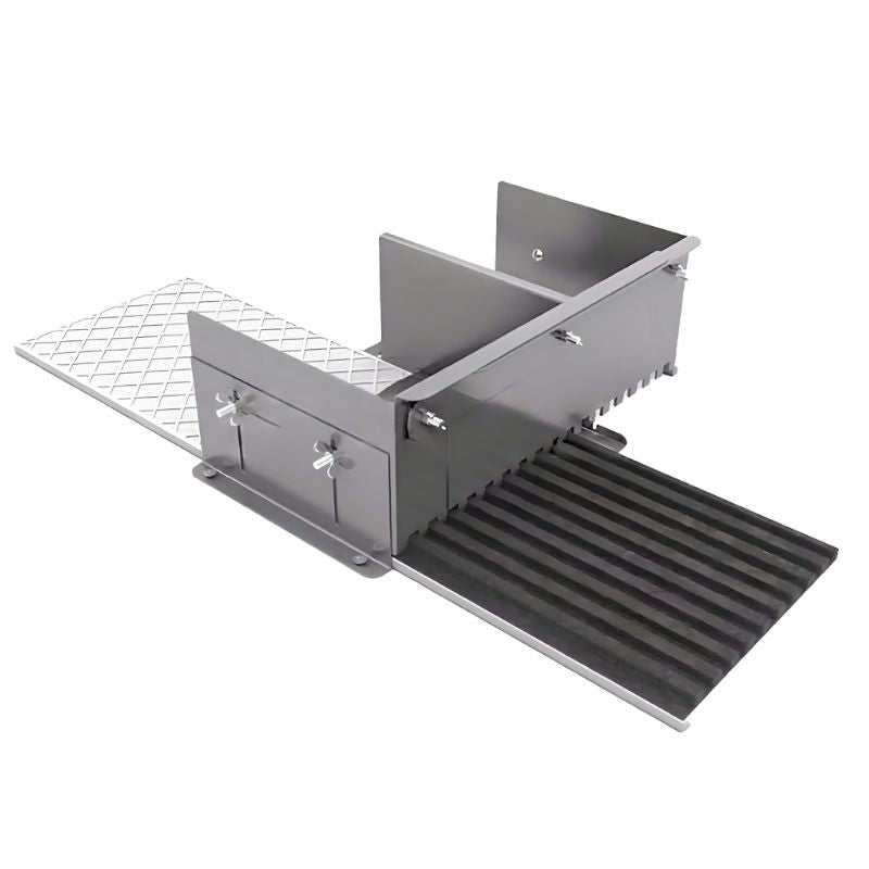 Adjustable notched tile trowel (from 55cm to 100 cm).