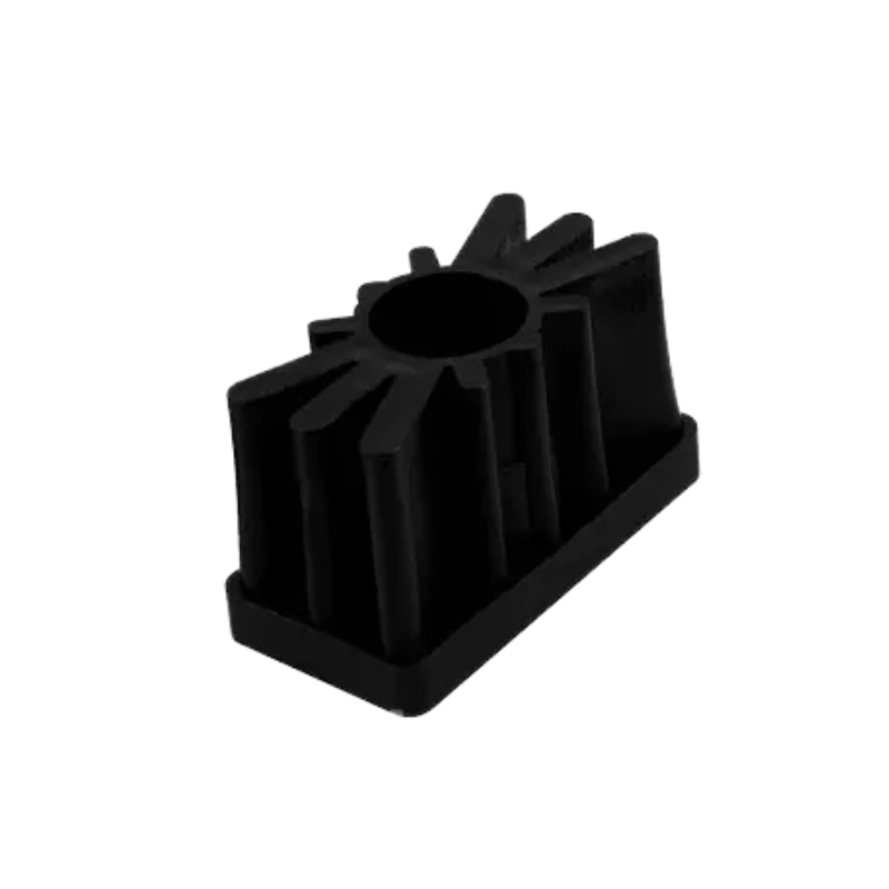Rectangular End Cap with Threaded Insert