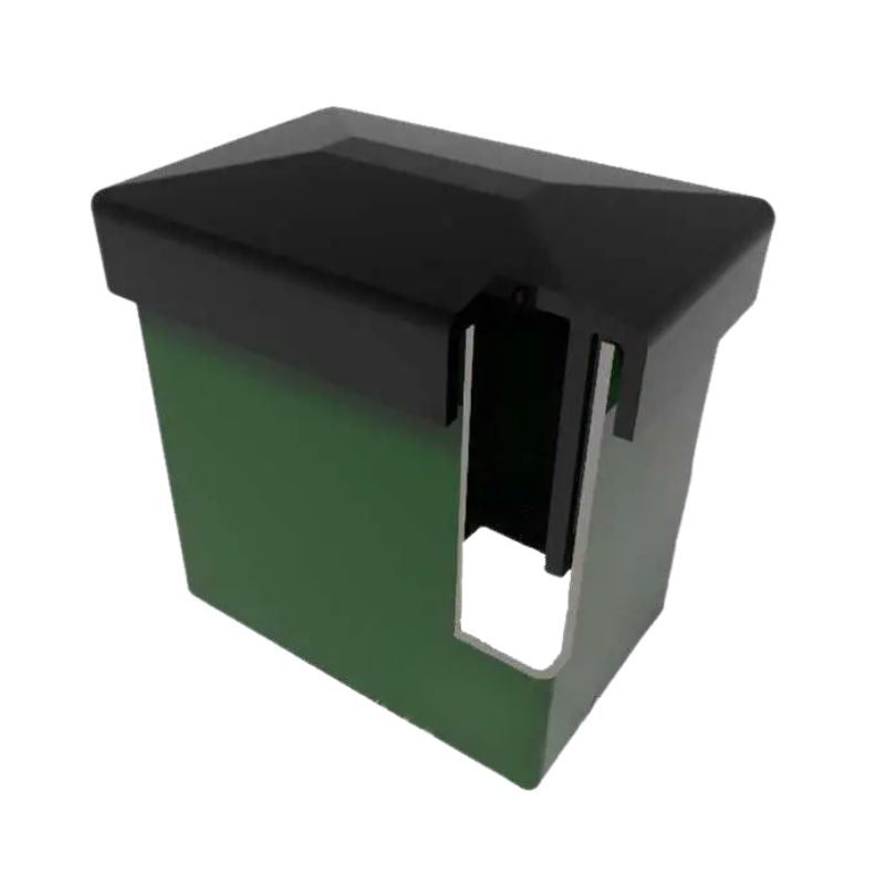 Plastic End Cap for Fence Tubes and Metal Posts (Rectangular 40x60 mm)