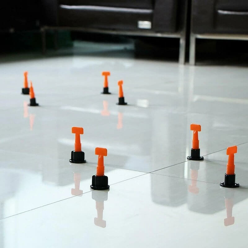 Reusable Tile Levelling System (pack of 50 pcs - 1.5mm + Special Wrench)-Toolskiosk