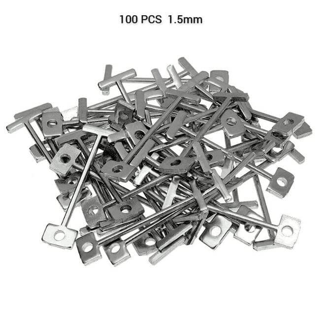 Steel Needles for Tile Levelling System (pack of 50 pcs - 1.5mm)-Toolskiosk