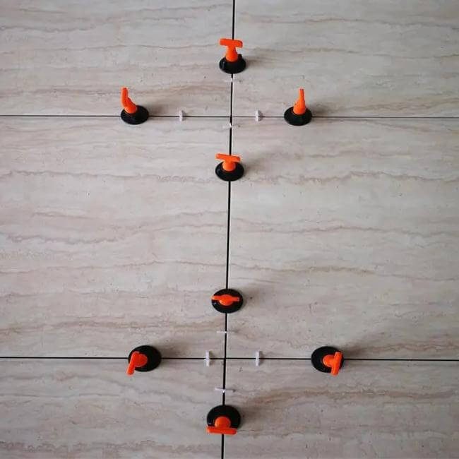 Reusable Tile Levelling System (pack of 50 pcs - 0.9mm)-Toolskiosk