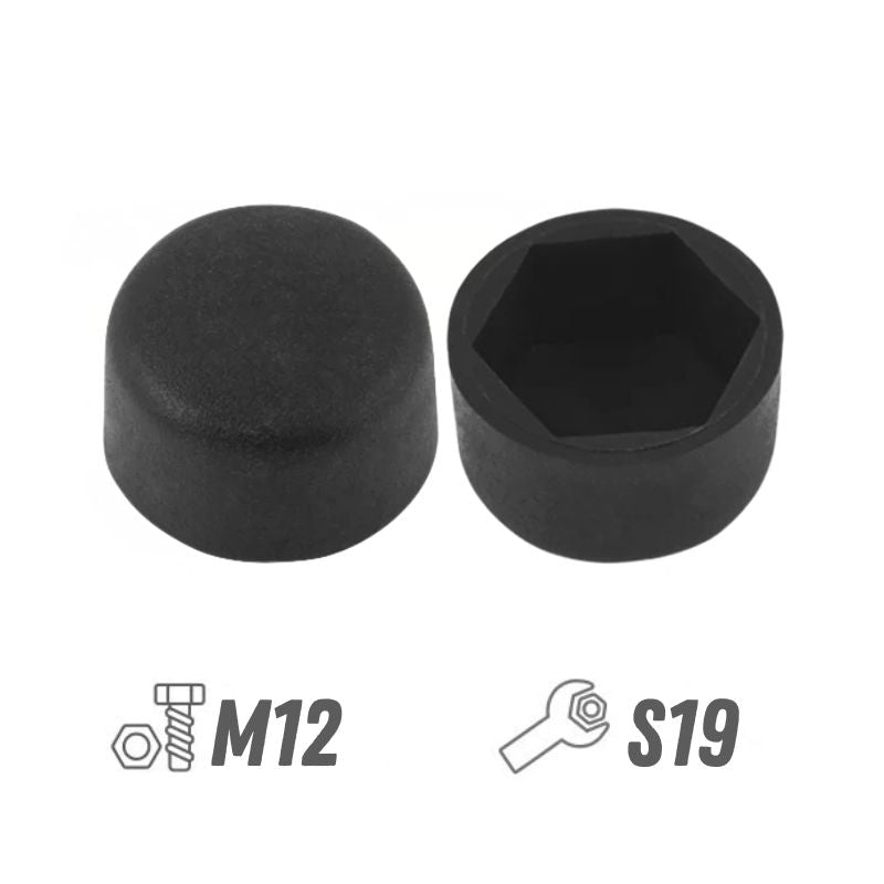 Bolt or Nut Cap M12 (S19 Hex) – Flat