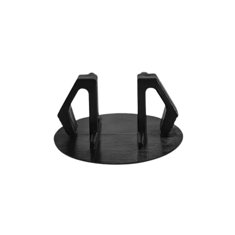 Plastic Snap-In Hole Plug Ø18–21 mm (Ultra-Thin Head Ø25 mm)