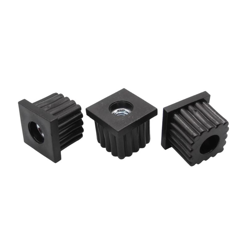 Square Tube Insert with Thread 50x50mm - M10 M12