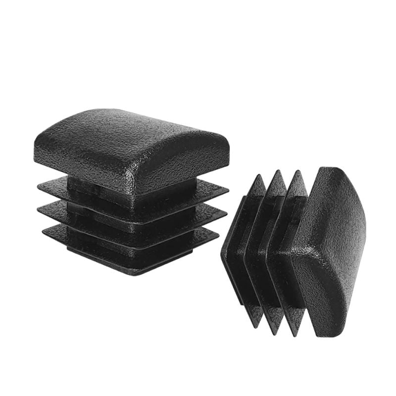 20х20mm Square Domed Insert Cap (Black)