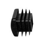 20х20mm Square Domed Insert Cap (Black)