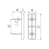 Double Nail-On Glide – Black