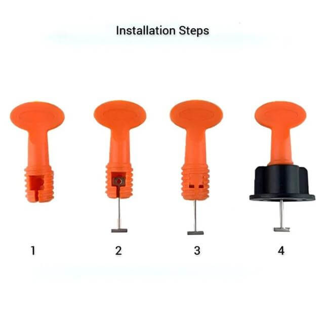 Steel Needles for Tile Levelling System (pack of 50 pcs - 0.9mm)-Toolskiosk