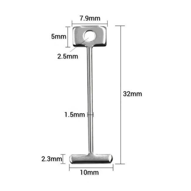 Steel Needles for Tile Levelling System (pack of 50 pcs - 1.5mm)-Toolskiosk