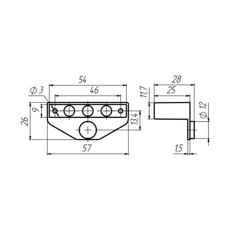 Bed Slat Holder – for 8×53 mm Lamellas