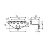 Bed Slat Holder – for 8×53 mm Lamellas