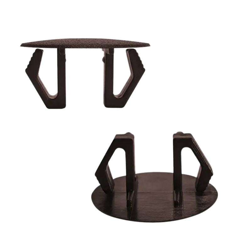 Plastic Snap-In Hole Plug Ø22–25 mm (Ultra-Thin Head Ø30 mm)