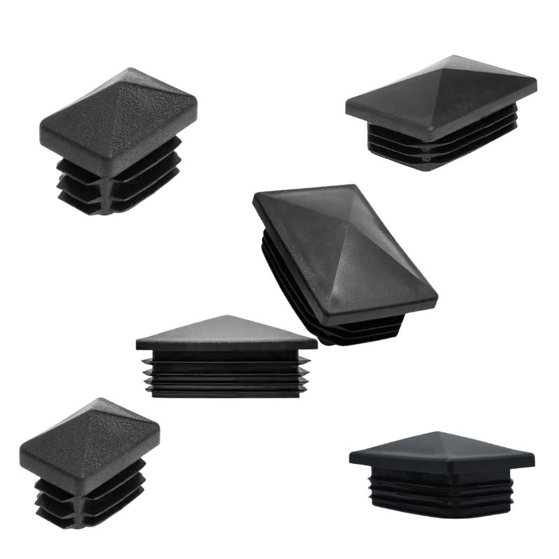 Plastic Pyramid End Cap for Rectangular Tube Insert