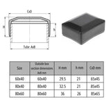 Plastic Rectangular Ferrules – LDPE Blanking End Caps