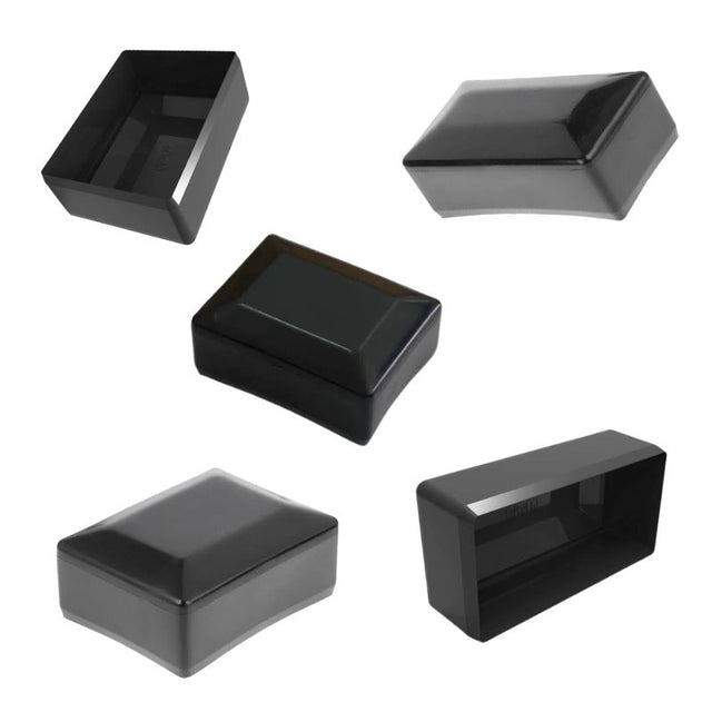Rectangular External Cap Plastic Rectangular Blanking End Caps | LDPE External Ferrules – Toolskiosk