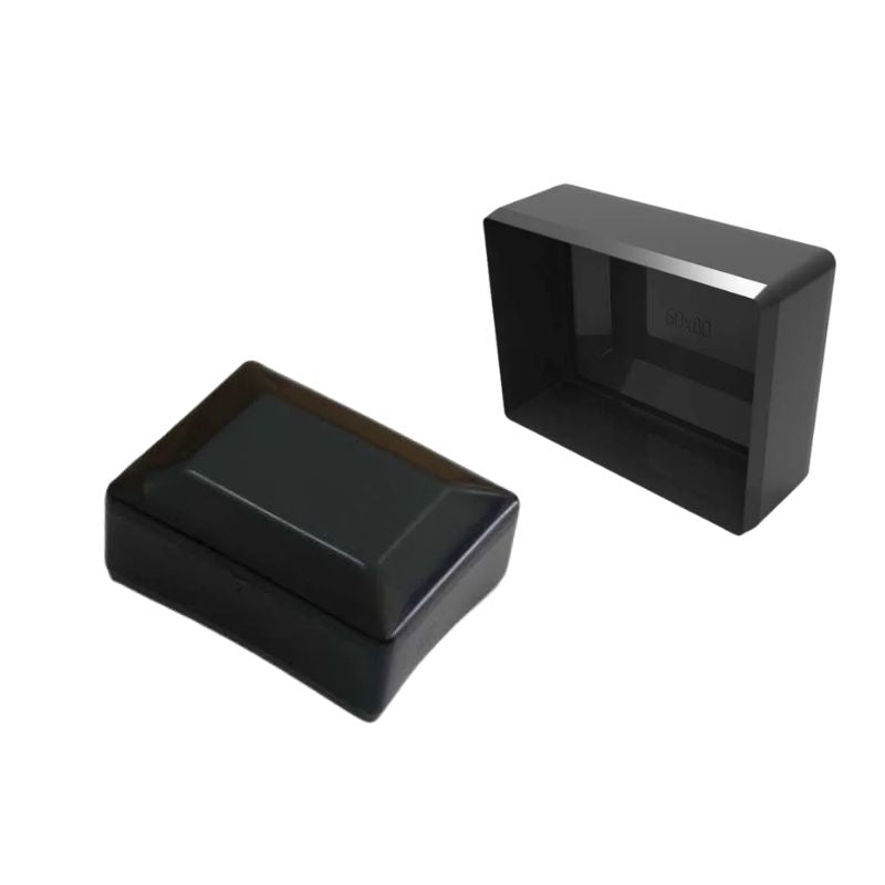 Rectangular External Cap Plastic Rectangular Blanking End Caps | LDPE External Ferrules – Toolskiosk