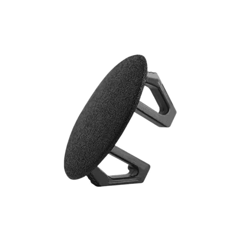 Plastic Snap-In Hole Plug Ø18–21 mm (Ultra-Thin Head Ø25 mm)