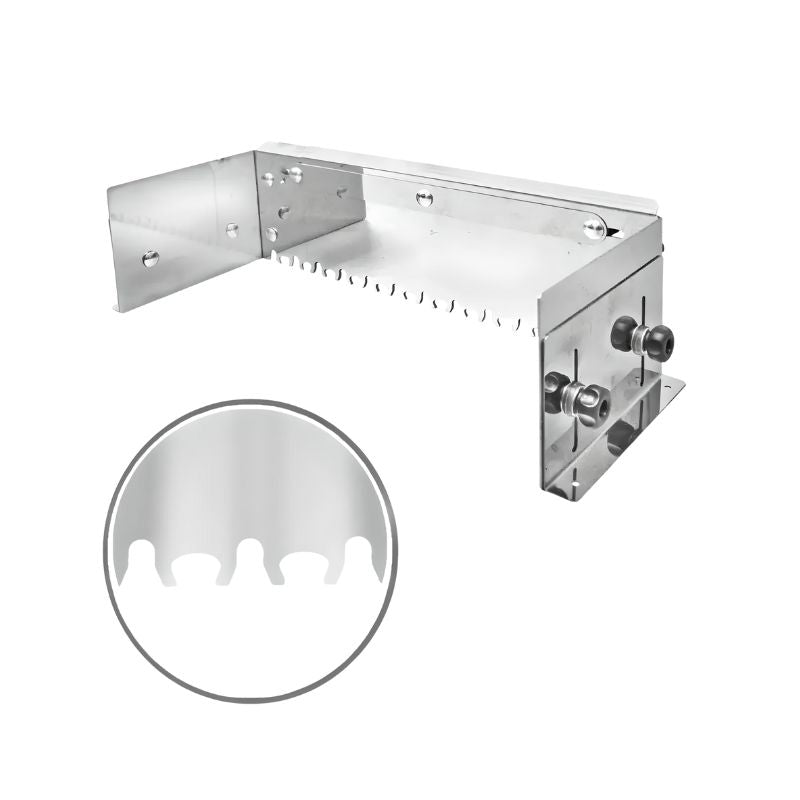 Tiger Tooth Adjustable Notched Trowel – Stainless Steel Tile Spreader