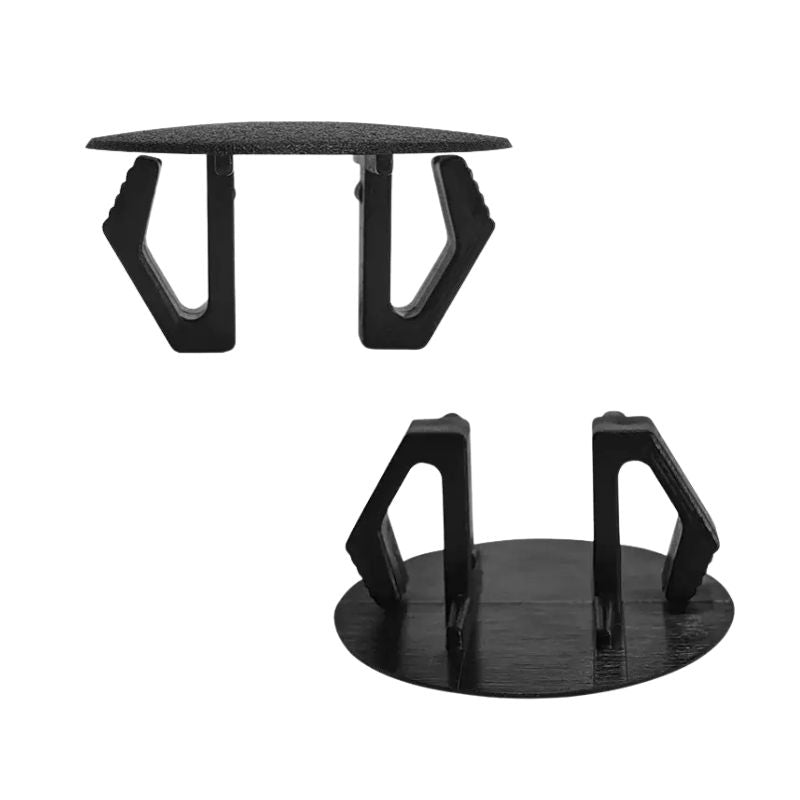 Plastic Snap-In Hole Plug Ø22–25 mm (Ultra-Thin Head Ø30 mm)