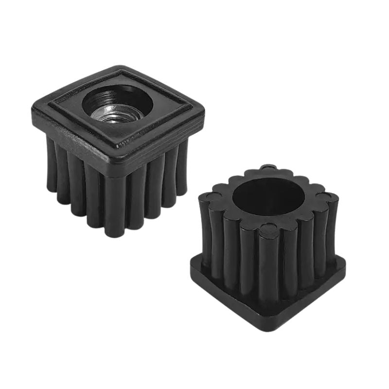 Square Tube Insert with Thread 30x30mm - M8 M10
