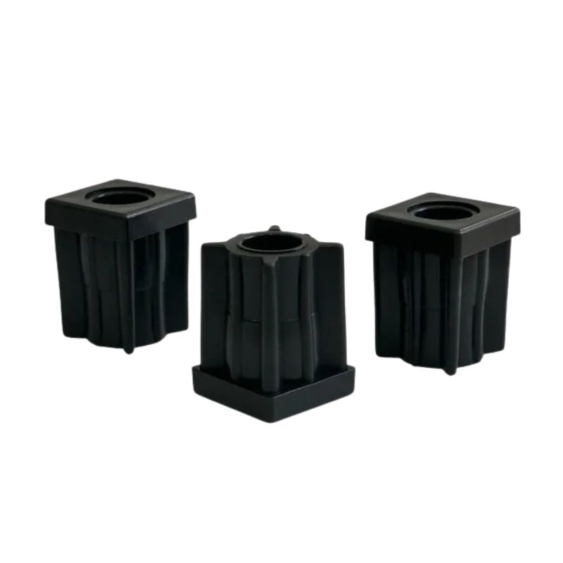 Square Tube Insert with Thread 20x20mm - M6 M8