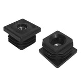 Square Tube Insert with Thread 30x30mm - M8 M10