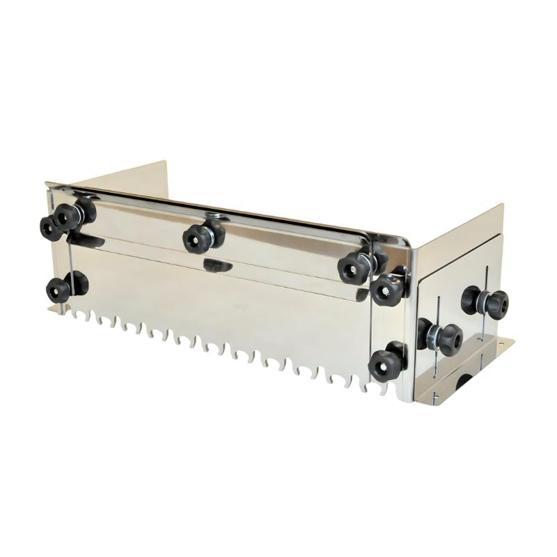 Tiger Tooth Adjustable Notched Trowel – Stainless Steel Tile Spreader